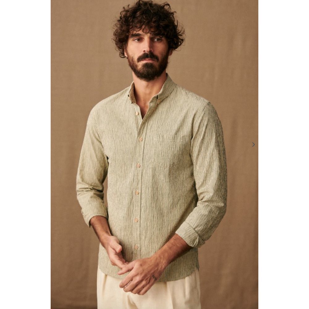 Octobre COTON LINEN SEERSUCKER CHARLIE SHIRT